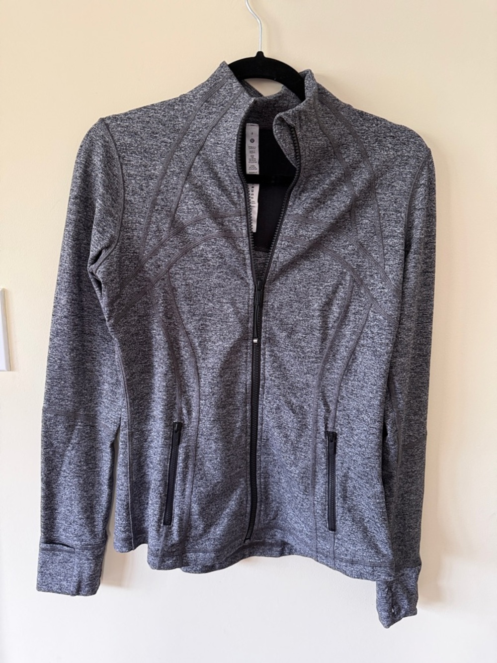 lululemon athletica Heathered Gray Full-Zip Define Jacket